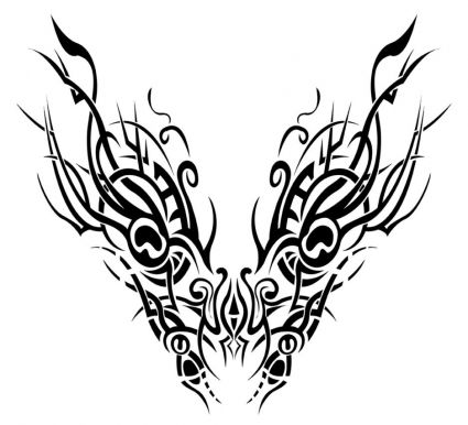 Tribal Mask Tattoo